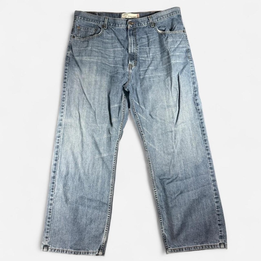 Vintage Y2K Levi 569 Loose Straight Distressed Skater Grunge Jeans 40x30